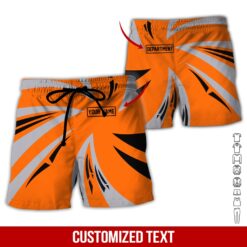 Custom Orange 3D Hoodie - photo 7