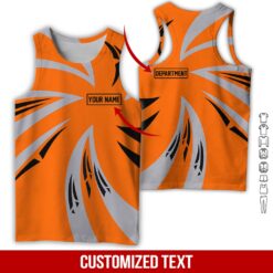 Custom Orange 3D Hoodie - photo 8