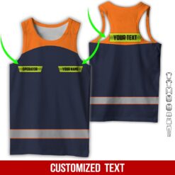Custom Orange 3D Hoodie - photo 8