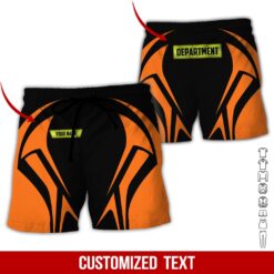 Custom Orange 3D Hoodie - photo 7
