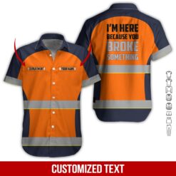 Custom Orange 3D Hoodie - photo 3
