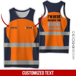 Custom Orange 3D Hoodie - photo 8