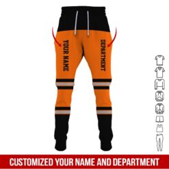 Custom Orange 3D Hoodie - photo 10