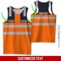 Custom Orange Heavy Equipment 3D Hoodie - photo 8