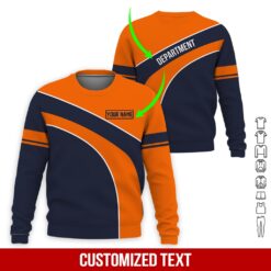 Custom Orange Heavy Equipment 3D Hoodie - photo 4
