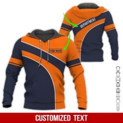 Custom Orange Heavy Equipment 3D Hoodie - photo 5