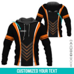 Custom Orange Heavy Equipment 3D Hoodie - photo 5
