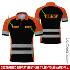 Custom Orange Workwear Style Hoodie - photo 2