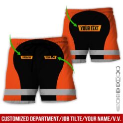 Custom Orange Workwear Style Hoodie - photo 7