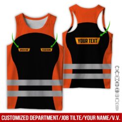 Custom Orange Workwear Style Hoodie - photo 8