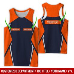 Custom Orange Workwear Style Hoodie - photo 8