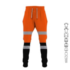 Custom Orange Workwear Style Hoodie - photo 10