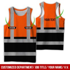 Custom Orange Workwear Style Hoodie - photo 8