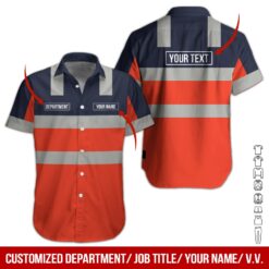 Custom Orange Workwear Style Hoodie - photo 3