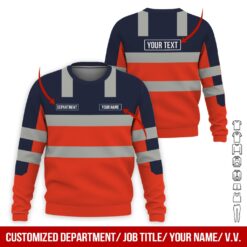 Custom Orange Workwear Style Hoodie - photo 4