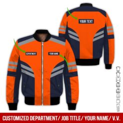 Custom Orange Workwear Style Hoodie - photo 9