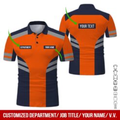 Custom Orange Workwear Style Hoodie - photo 2