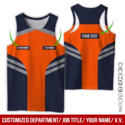 Custom Orange Workwear Style Hoodie - photo 8