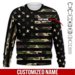 Custom Patriotic Camo 3D Hoodie - photo 4