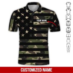 Custom Patriotic Camo 3D Hoodie - photo 2