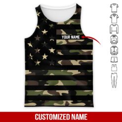Custom Patriotic Camo 3D Hoodie - photo 8