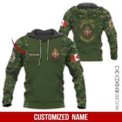 Custom Proud to Be Canadian 3D Hoodie - photo 5