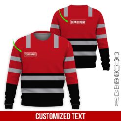Custom Red 3D Hoodie - photo 4