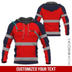 Custom Red 3D Hoodie - photo 5