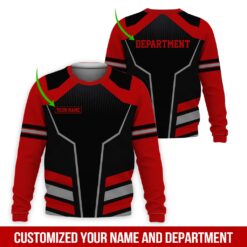 Custom Red 3D Hoodie - photo 4