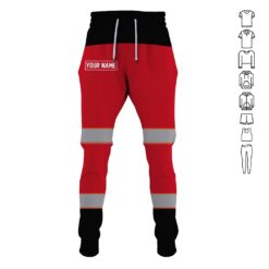 Custom Red Heavy Equipment 3D Hoodie - photo 10
