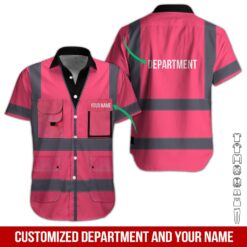 Custom Safety Vests Pink 3D Hoodie - photo 3