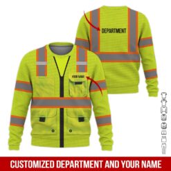 Custom Safety Vests Style 3D Hoodie - photo 4