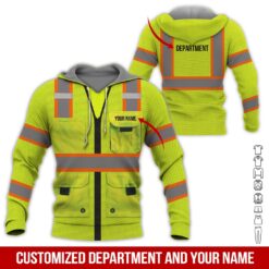 Custom Safety Vests Style 3D Hoodie - photo 5