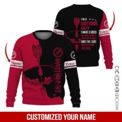 Custom Sagittarius Guy 3D Hoodie - photo 4
