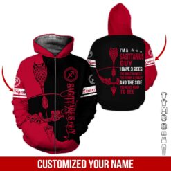 Custom Sagittarius Guy 3D Hoodie - photo 6