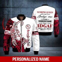 Custom Scorpio Queen 3D Hoodie - photo 9
