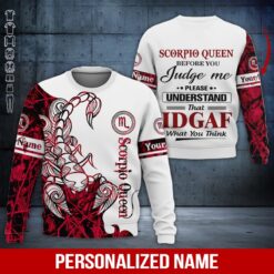 Custom Scorpio Queen 3D Hoodie - photo 4