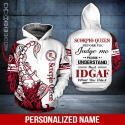 Custom Scorpio Queen 3D Hoodie - photo 5