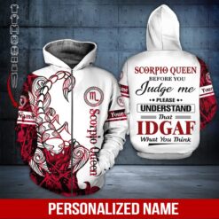 Custom Scorpio Queen 3D Hoodie - photo 6