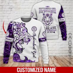 Custom September Girl 3D Hoodie - photo 4
