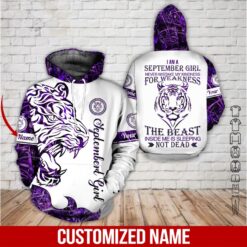 Custom September Girl 3D Hoodie - photo 5