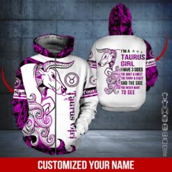 Custom Taurus Girl 3D Hoodie - photo 6