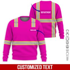 Custom Workwear Pink 3D Hoodie - photo 4