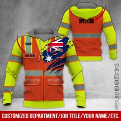 Custom Australia Workwear Style Hoodie - photo 5