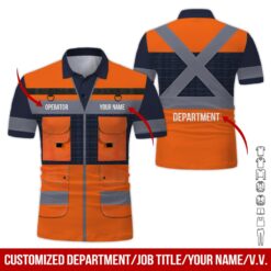 Personalized Name Workwear All Over Printed Shirt - photo 2