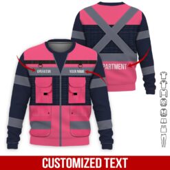 Custom Workwear Style Pink Hoodie - photo 4