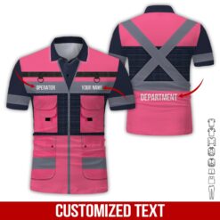 Custom Workwear Style Pink Hoodie - photo 2