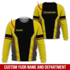 Custom Yellow 3D Hoodie - photo 4