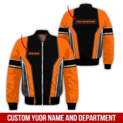 Custom Orange 3D Hoodie - photo 9
