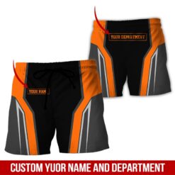 Custom Orange 3D Hoodie - photo 7